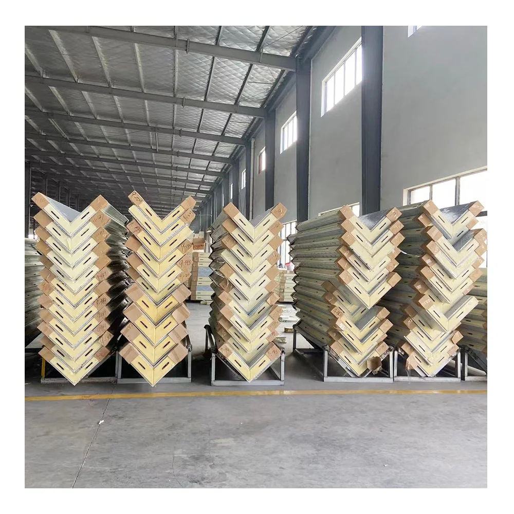 Factory direct sales/fire insulation/ PU cam lock sandwich panel /cold room workshop warehouse construction