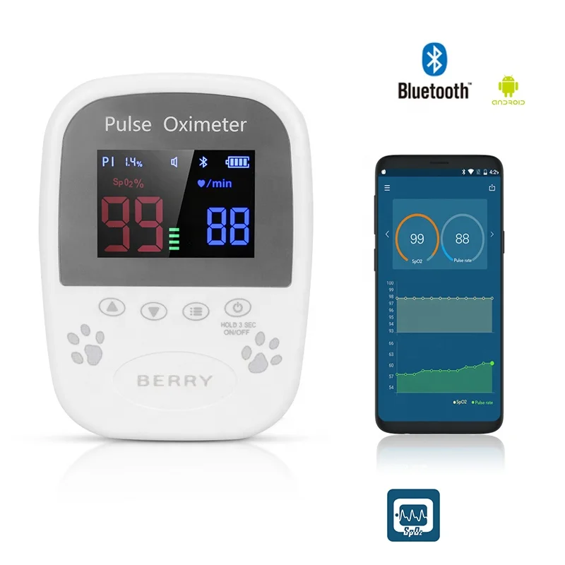 Berry Portable Vet Heart-Beat Animals Veterinary Blood Pressure Monitor Veterinarian Equipment