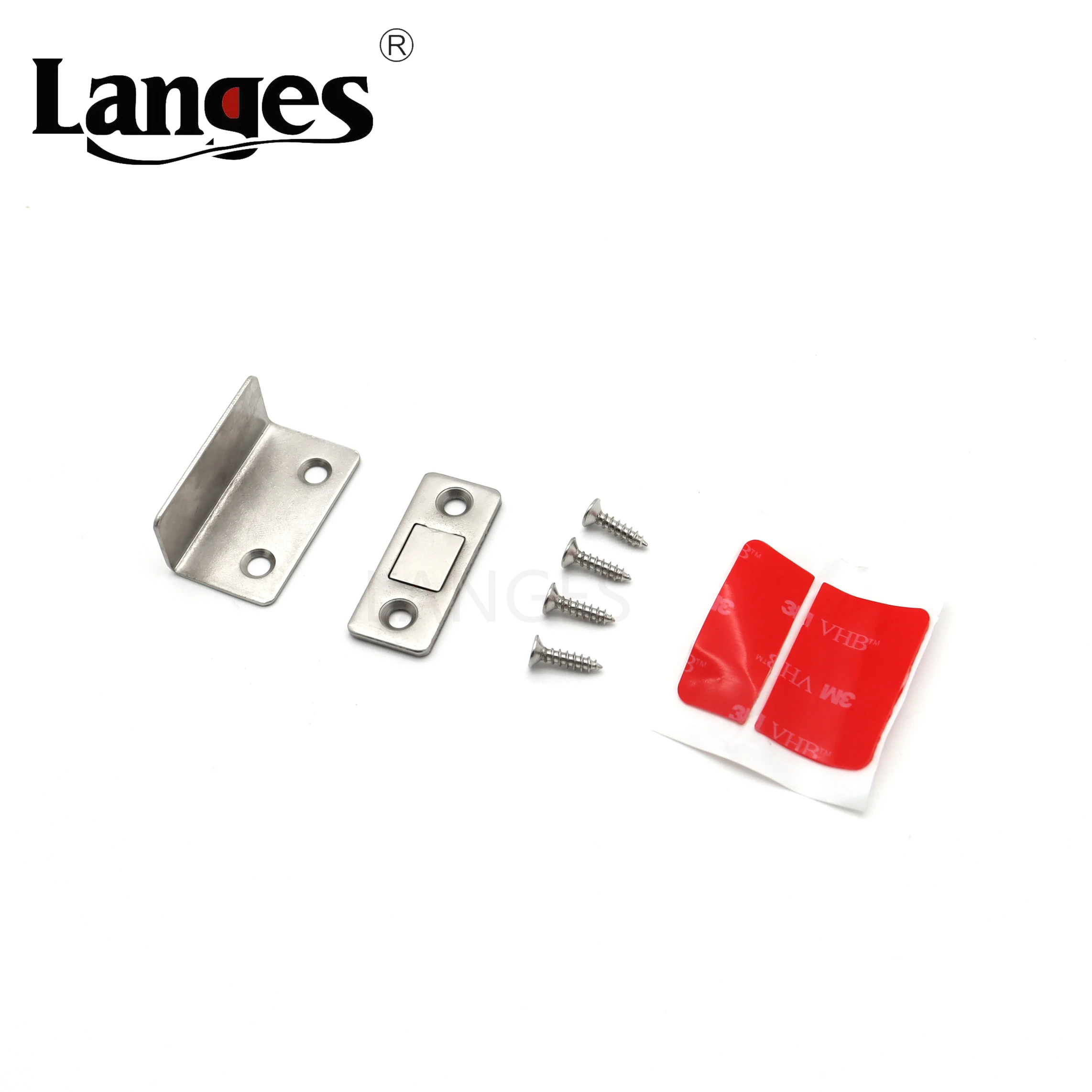 Heavy Duty Cabinet Magnetic Catch Kitchen Closet Drawer Ultra Thin Cabinet Latch Metal Adhesive Magnetic Door Catch