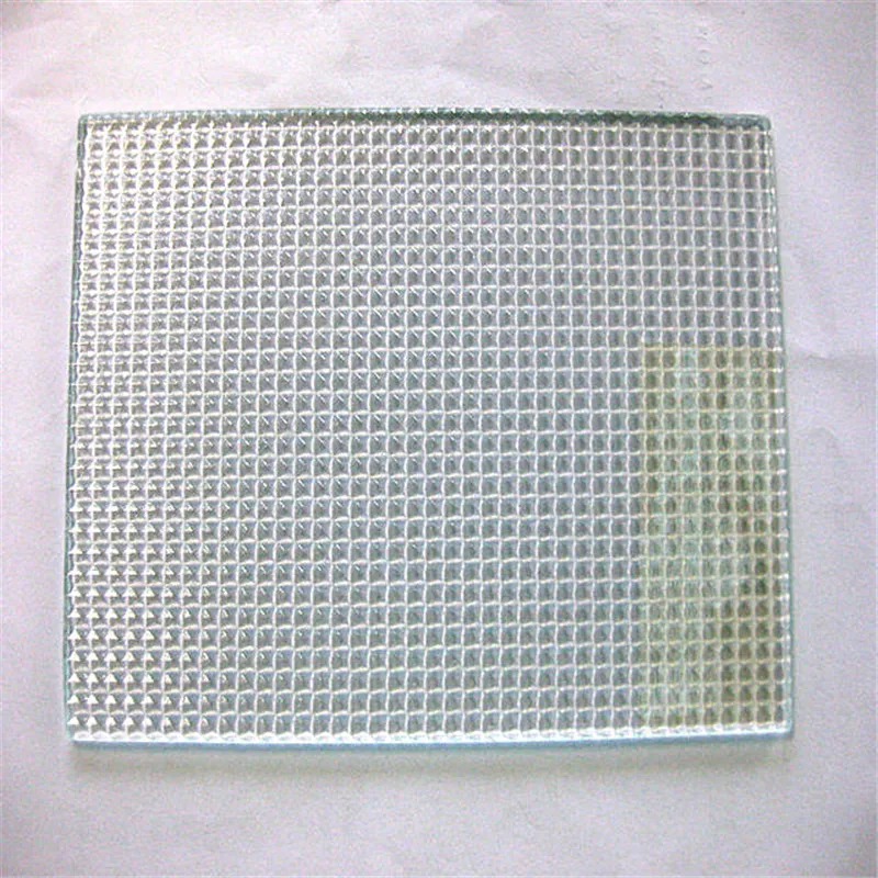 Customized Size Clear and Colored Patterned Glass