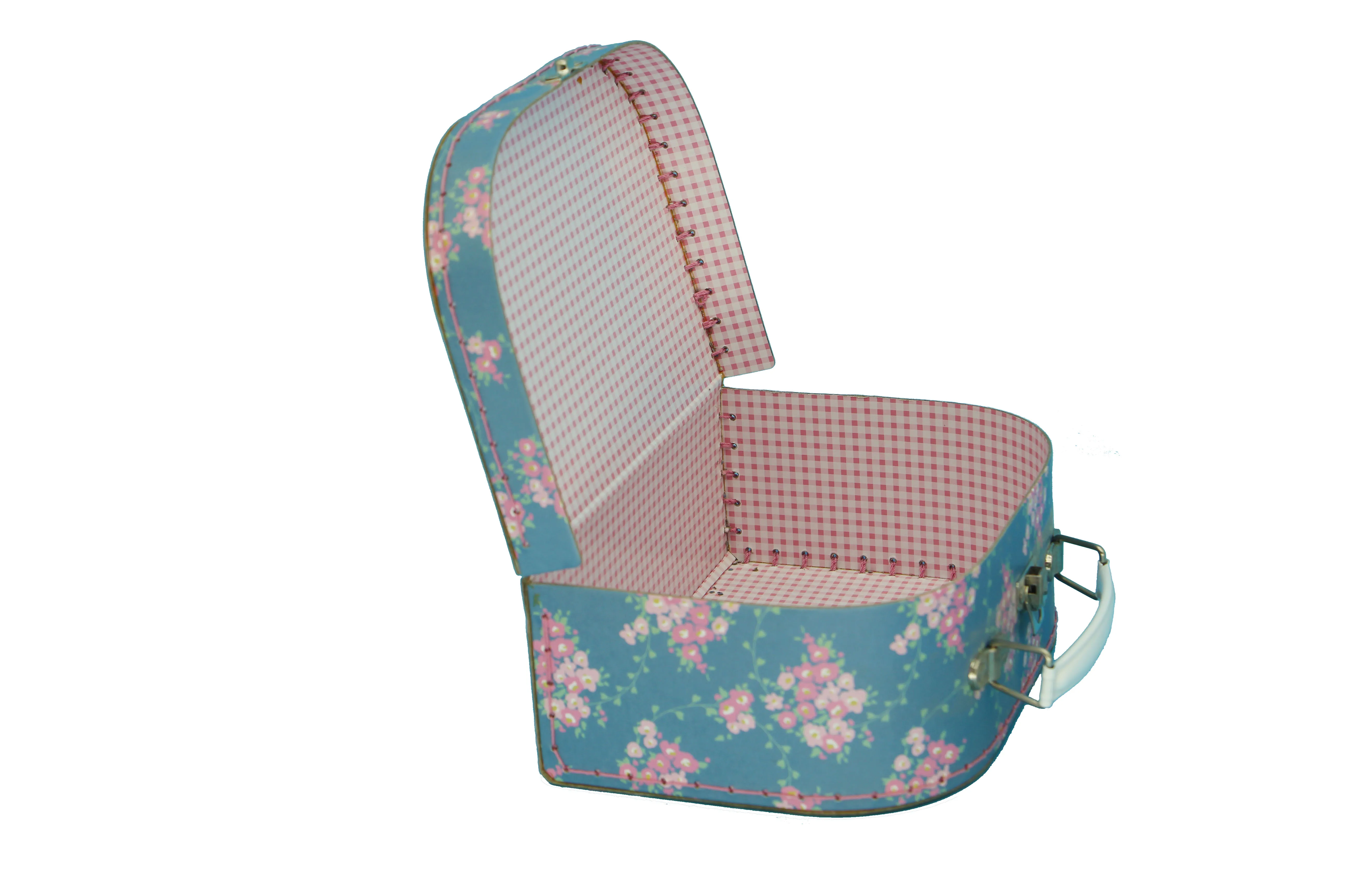 China Supplier Wholesale Large Cardboard Customized Color Printing Matt Paper Suitcase Packaging Gift Box For Kids