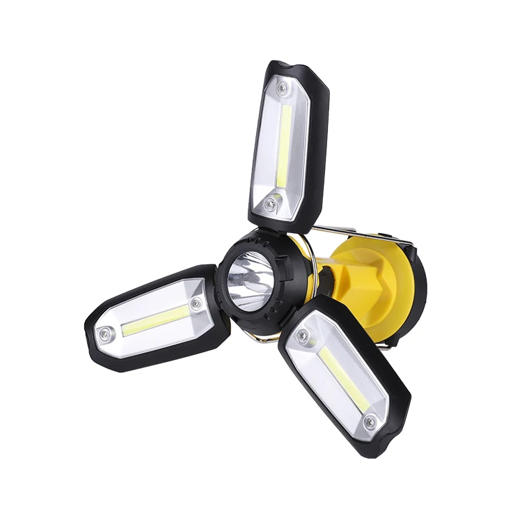 Outdoor Tent Lamp Cob Camping Flash Light Torch Usb Rechargeable Led Collapsible Camping Lantern