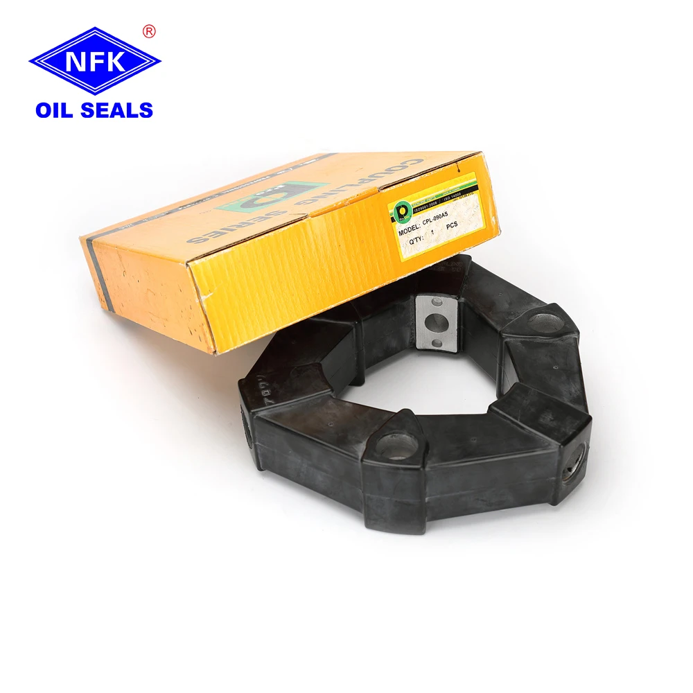 Taiwan High Quality Hydraulic Couplings 50AS NBR Material Rubber Pump Coupling Shaft Coupling For Excavator