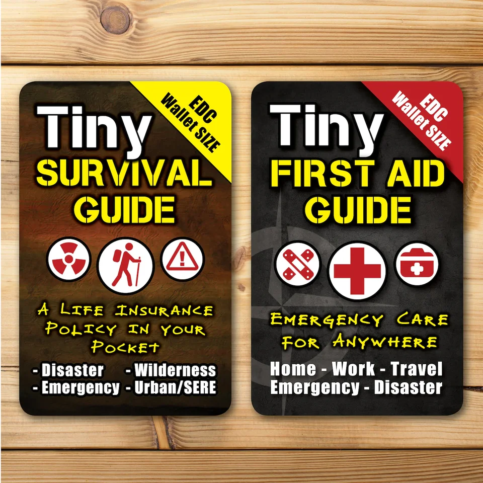 outdoor survival emergency tiny survival guide and first aid guide