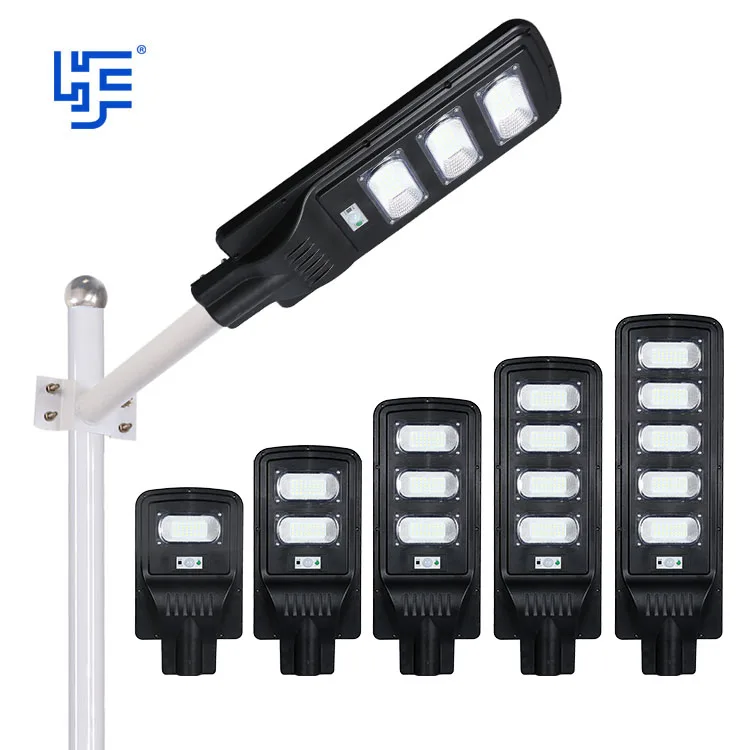 Sensors Waterproof Ip65 Integrated Streetlight  garden light All In One Led Solar Street Light