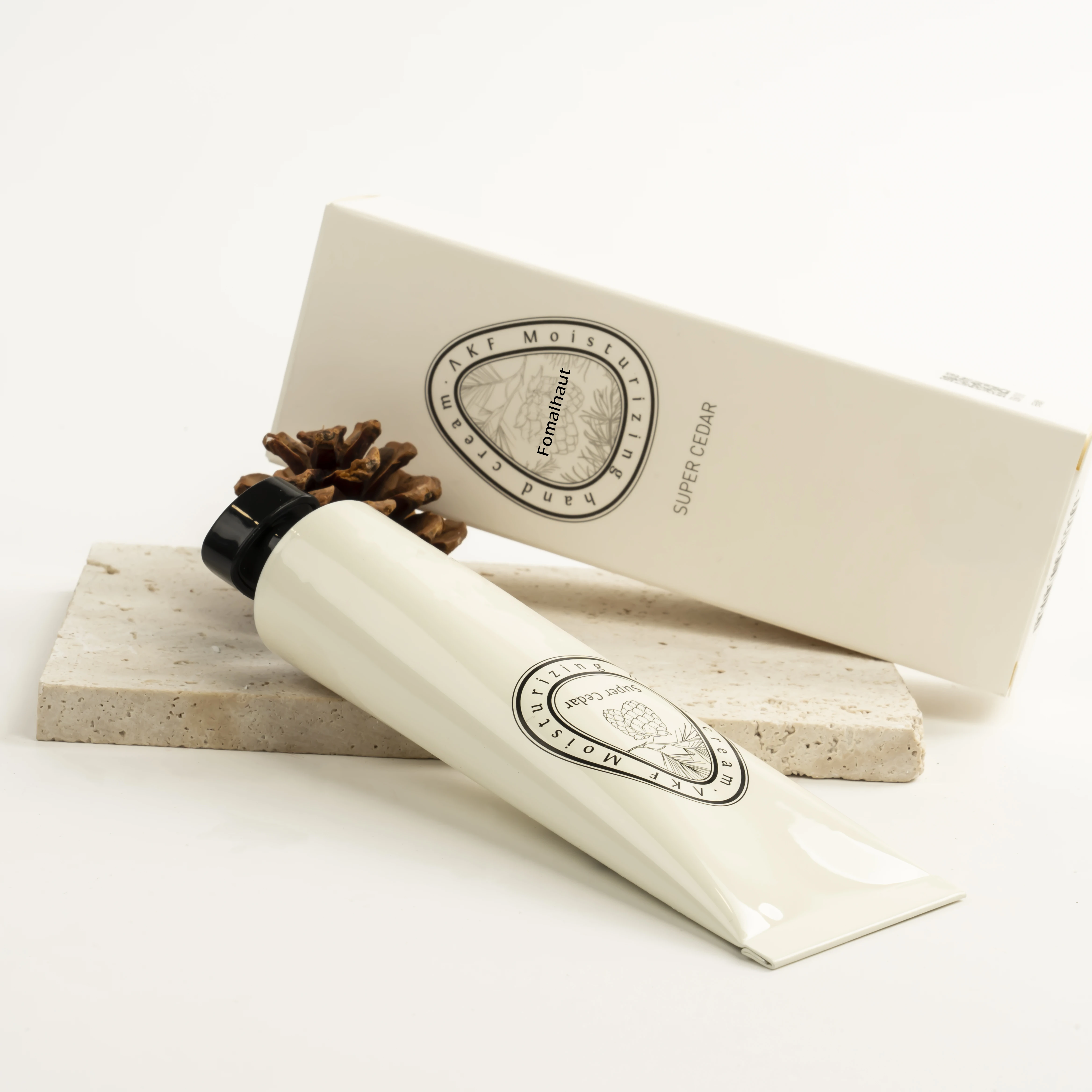 Empty pure aluminum hand cream tube Skin cream soft tube squeeze tube with triangular cap