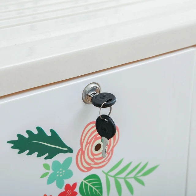 pp plastic drawer with lock 4.5 layers