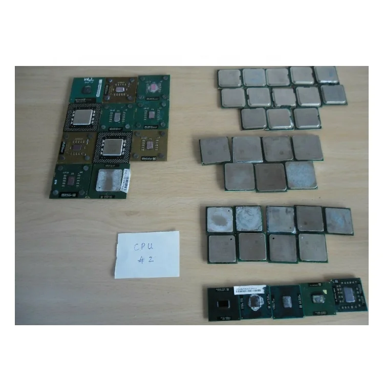 
45 vintage / old CPU for Gold Recovery , Retro PC, computer scrap,# 2 AMD, Intel 