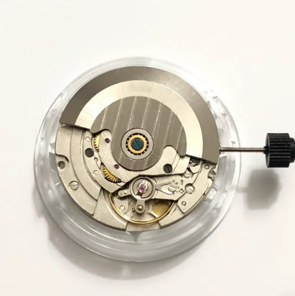 Hot selling Shanghai 2824 movement single calendar gold and silver watch accessories movement parts