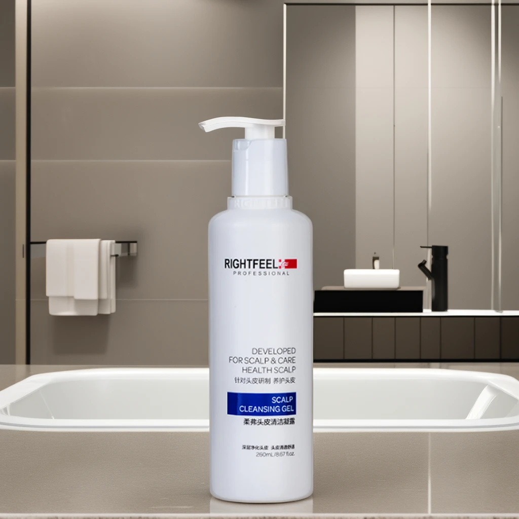 RIGHTFEEL scalp deep cleansing gel hair refreshing fluffy scalp clean and breathable.