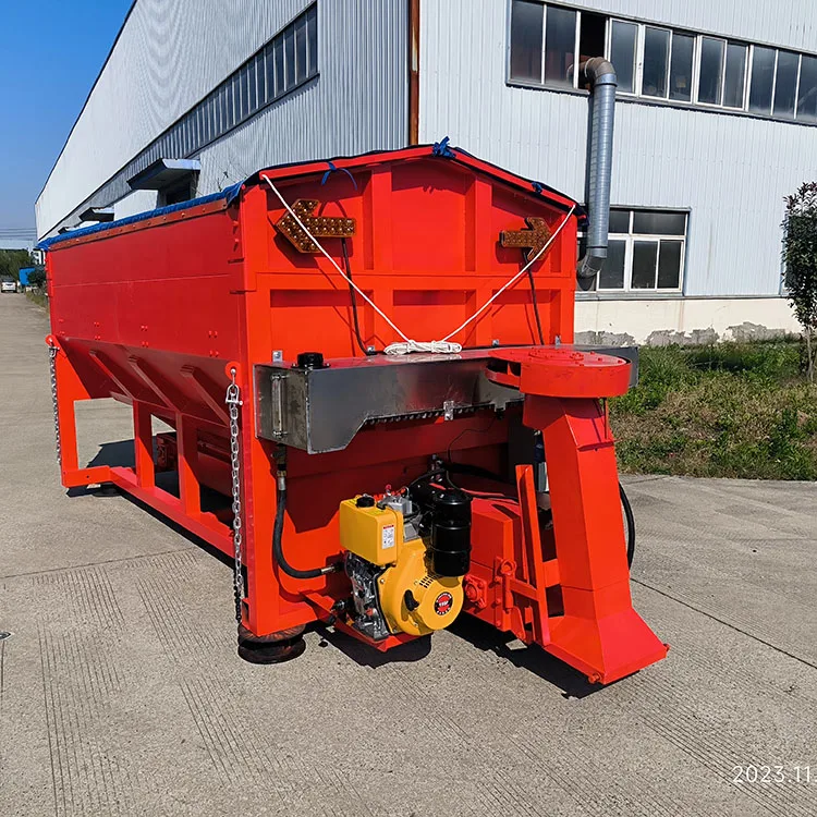 2023  New design 6 8 10 cubic meters Vehicle mounted  automation salt spreader for ice pavement