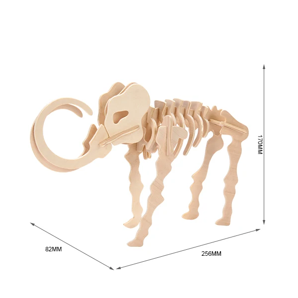 Wooden Kids Toy 3D Jigsaw Cartoon dinosaur Car Puzzles For Children Baby Educational Learning Toys