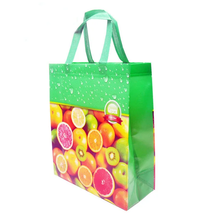Cheap price ultrasonic sealed pressing pp bag non woven laminated tote promotional pla non wove gift christmas bag print