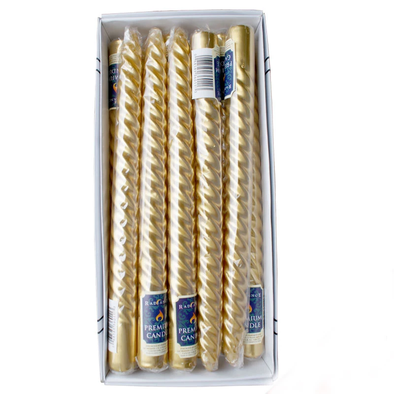 2020 новая спиральная свисовая конусная свеча оптом стол Свадебные спиральные длинные свечи набор из 4 свечей