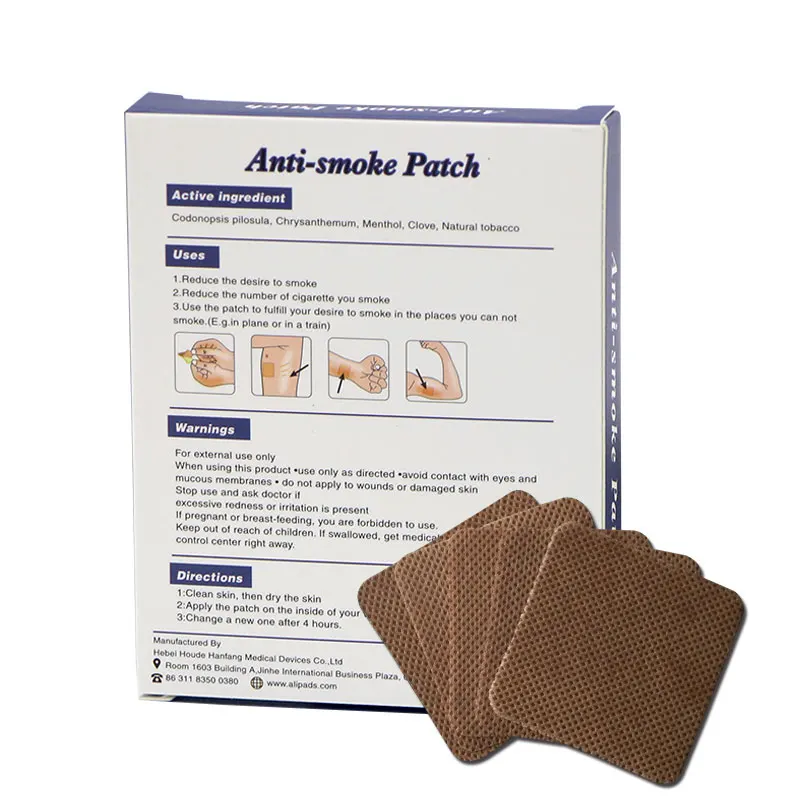 Chinese Medical Herbal Quit Smoking Sticker Nicotine smoking patches