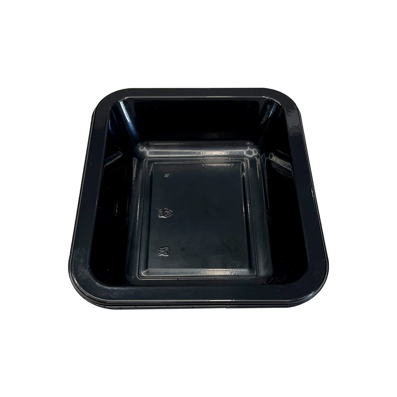 Wholesale CPET Plastic Tray with 1 Compartment Clamshell Blister Pack Oven Microwave Safe for Fruit Packaging