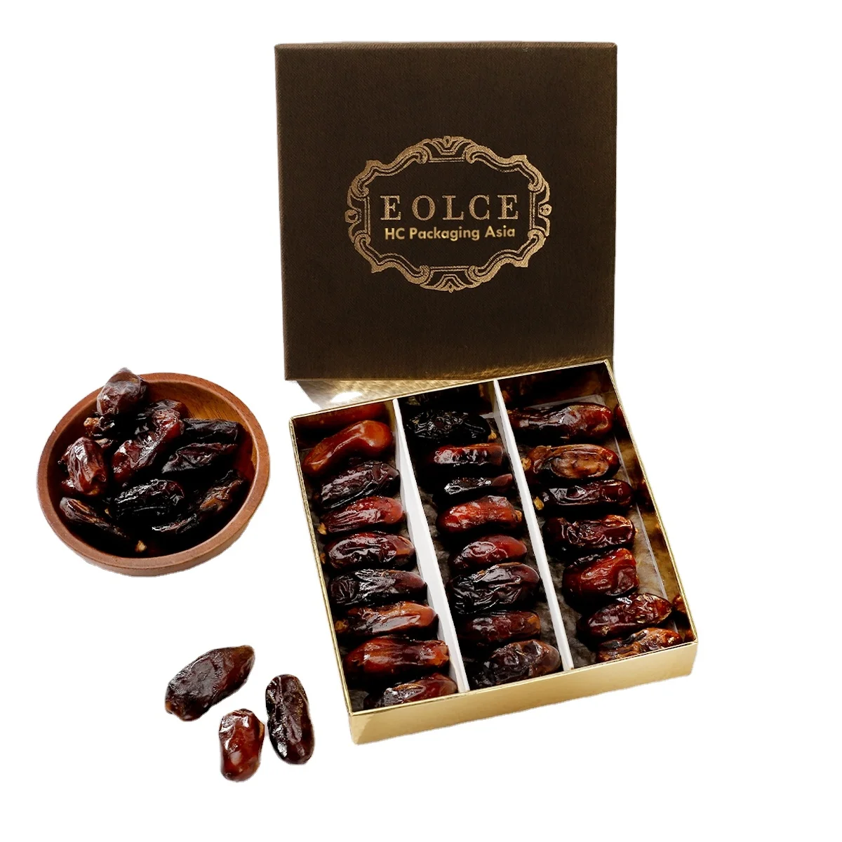 craft paper slim chocolate box arabic chocolate date palm boxes new trend for valentine/ Noel Day/ Gift For Friend