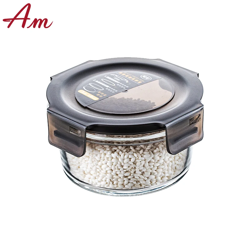 
Heat resistant different size borosilicate glass jar 