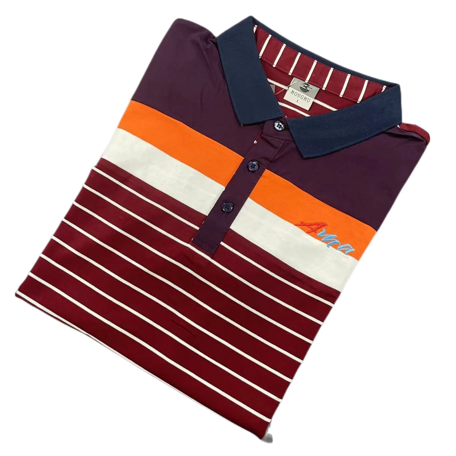 Одежда из запаса остатков перерасхода фирменной kemeja polo laki-laki stock одежда мужская рубашка