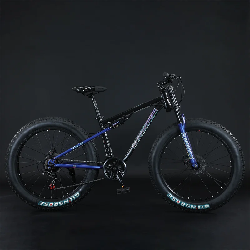 popular New Beach cruiser 26' 4.0 new design mountain type fat bike /snow mountain bike