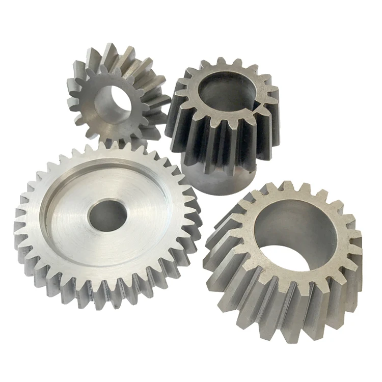 Oem Customized High Precision Stainless Differential Transmission 35 Tooth 8Mm Bore Large Gear Set Parts Double Spur Steel Gears