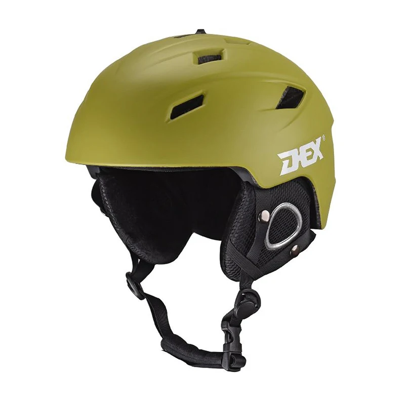 New Ski Helmet with Goggles, New Design Half Covered CE Certification Snow Ski Helmet with Visor