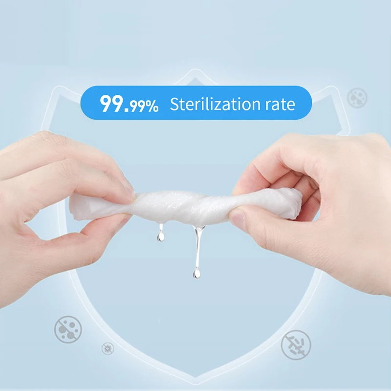Factory Price Medical 75% Alcohols Wipes Effective Sterilization 99.9% Wholesale Custom Disinfecting Wipe