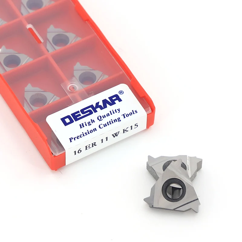 Твердосплавные вставки для нарезки DESKAR 16 ER 11 W K15