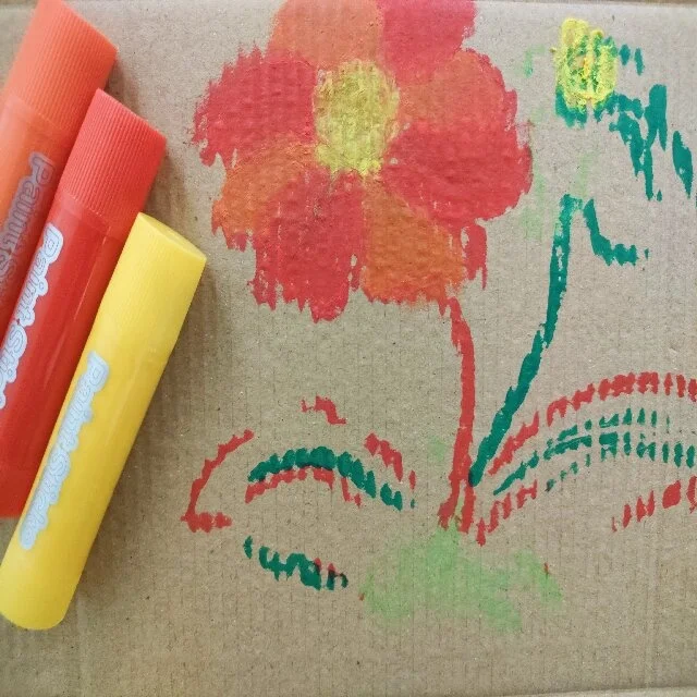 MeiduGaga 12 classic colors quick drying mess free solid paint sticks solid tempera paint sticks crayon set kit pastel