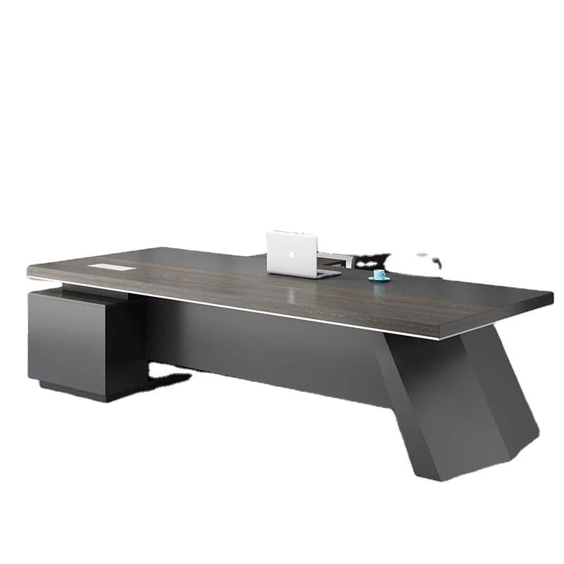Modern Executive Presidential Desk Large Capacity Lockers Environmentally Friendly Sheet Office Chair Modular Office Villa Plate