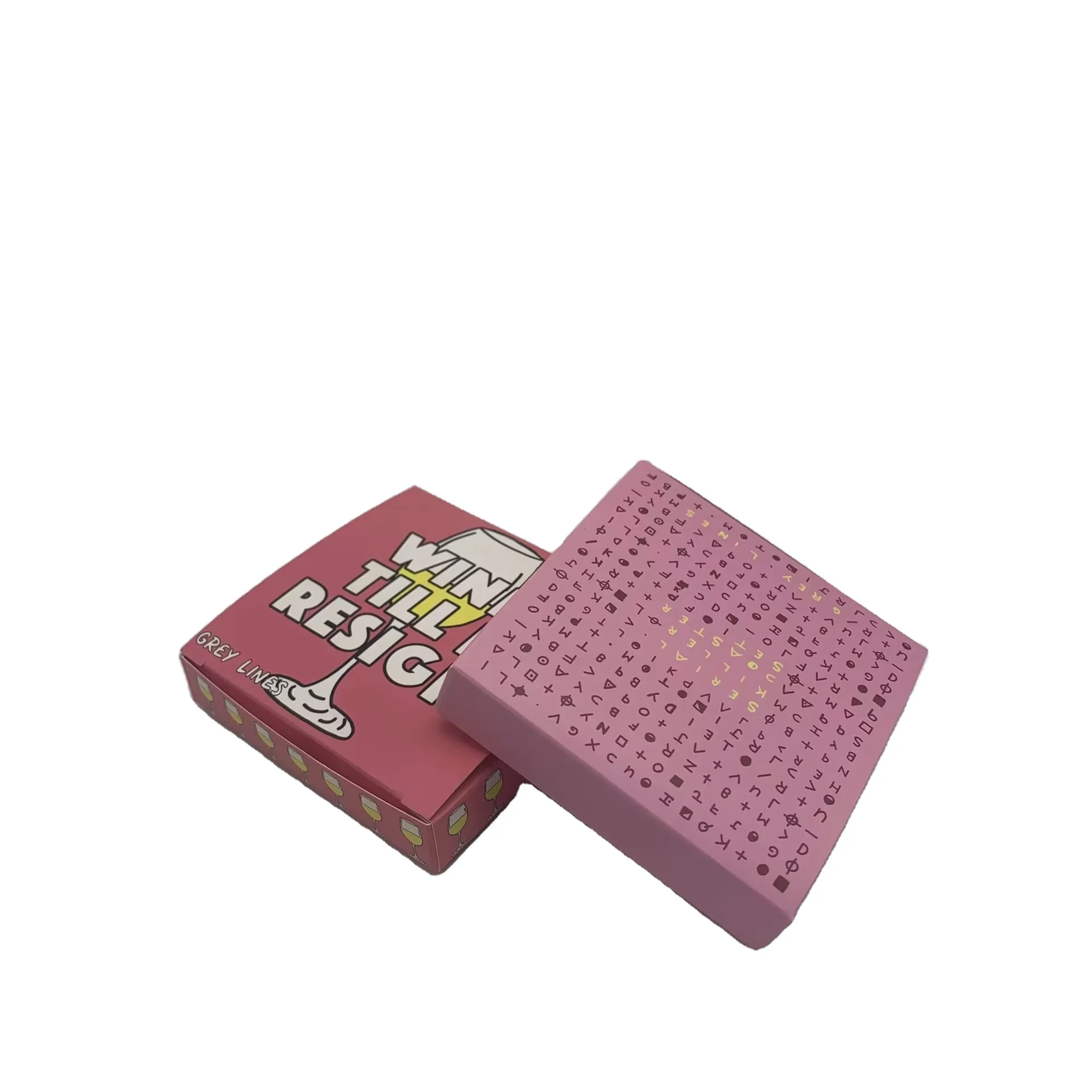 Cute Cartoon Pattern Eye shadow Package Canada Hot Sale powder Packaging Customized Wholesale Cosmetic Paper Box