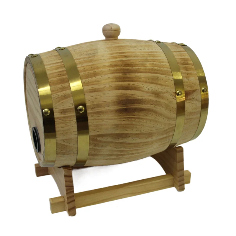 1.5L/3L/5L/10L/25L/50L/100L/225L изготовленная на заказ бочка из сосны для украшения или хранения винного пива бренди Виски Ром Херес