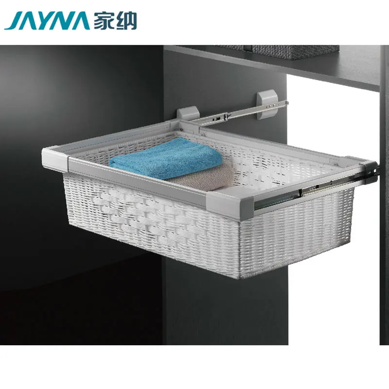 Furniture Fitting Pull Out Cabinet Drawer Organizer Sliding Storage Basket