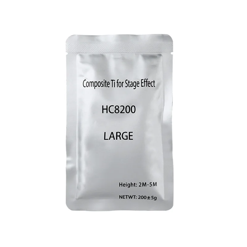 Cross-border stage electronic spraying machine consumables stage composite titanium 200g ceremonial machine powder wedding