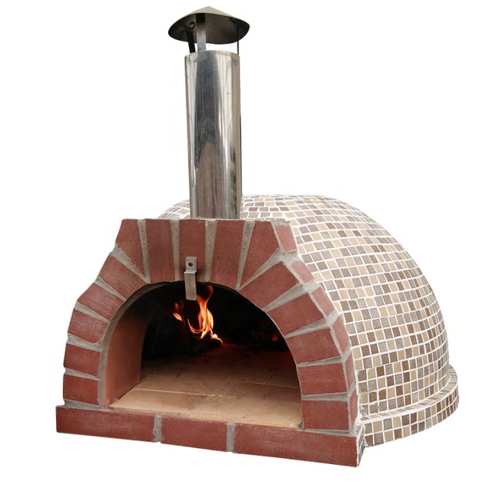 Italian outdoor large wood burning pizza oven