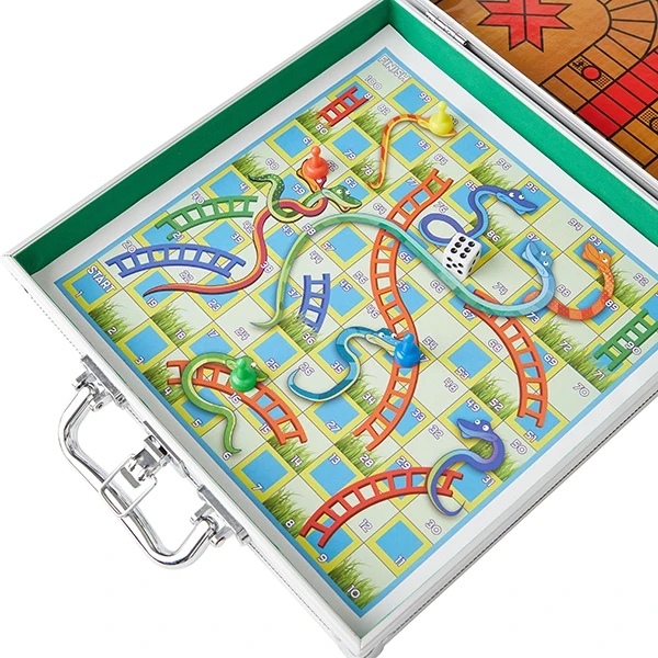 Custom chess board chinese checkers snakes and ladders table games