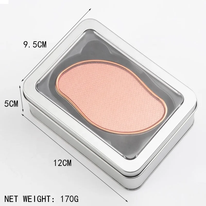 Factory hot selling mango-shaped glass nail shiner for foot