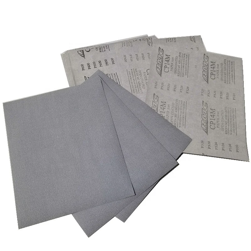 RMC aluminum oxide white roll 180 mesh 800 mesh sandpaper white sandpaper for rail wood floor sander