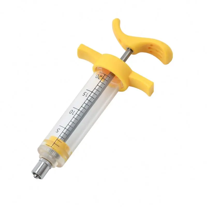 Простой ветеринарный медицинский шприц 20 мл многоразовый