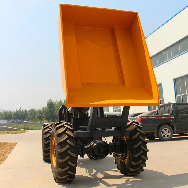 Compact Mini Site Dumper Chinese Factory Small Dump Truck ZY100 1 Ton Mini Dumper Oil Palm Dumper