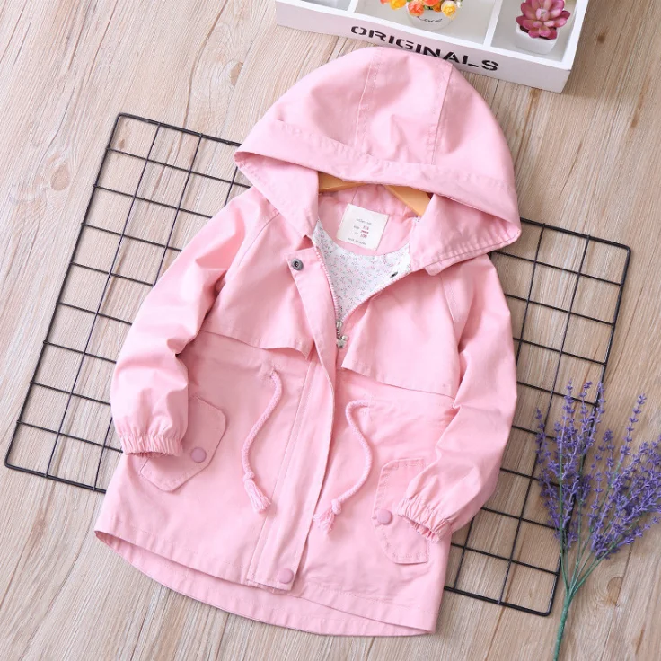 
Baby Girls Coat Autumn New style hooded children coat kids clothing 