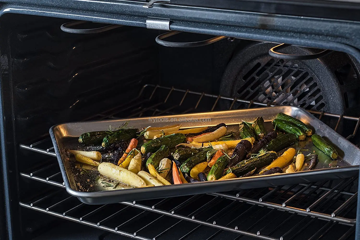 Full Size 1/1 1/2 1/4 1/8  Aluminum Ally Cookie Sheet Pan Professional Bakery Tray