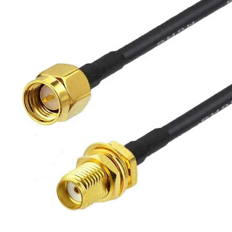 RG58 Cable Sma Male To Sma Female Cable 100cm
