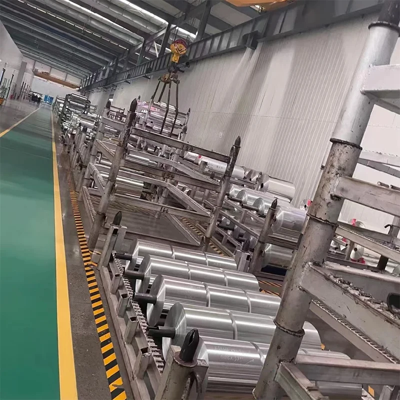 8011 aluminum Foil 12 13 14 15 16 18 micron jumbo roll aluminum foil for sale