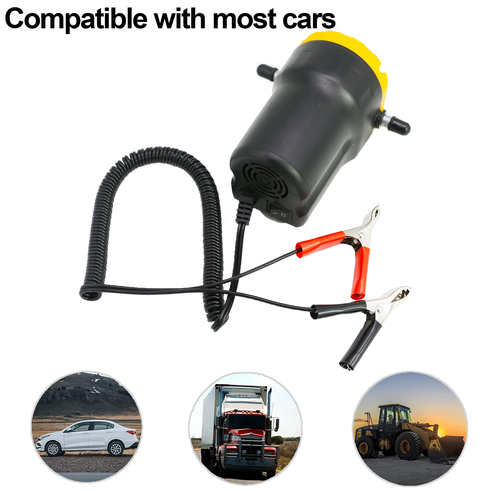 SUGETOOLS Universal 12v Oil Change Pump Oil Or Diesel Fluid Pump Extractor for Car Truck