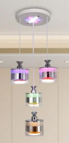 Modern Colorful Kitchen Ceiling Light Long Dining Table Decorative Nordic Hanging Led Chandelier Lighting Pendant Light