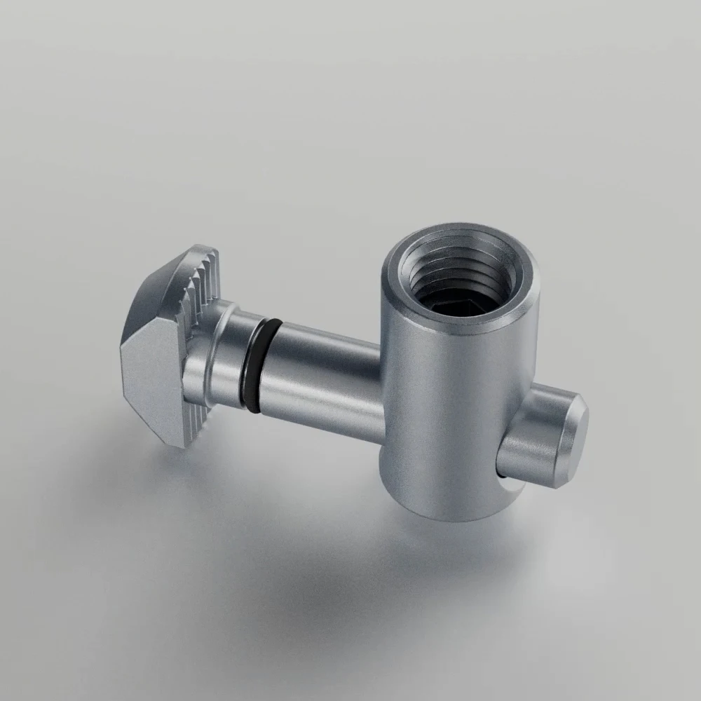 Aluminum profile accessory  connector 302.0302A.01