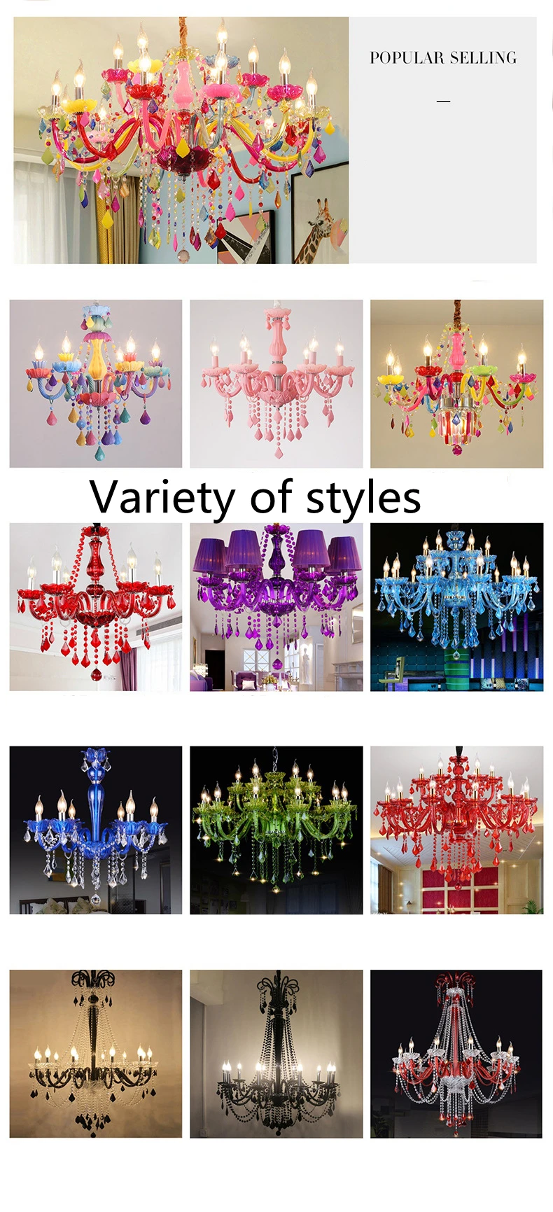 Hot Sale Stained Glass Lampshade With Crystal Antique Style Table Reading Light Tiffany Lamp For Living Bedside/Bedroom/Cafe