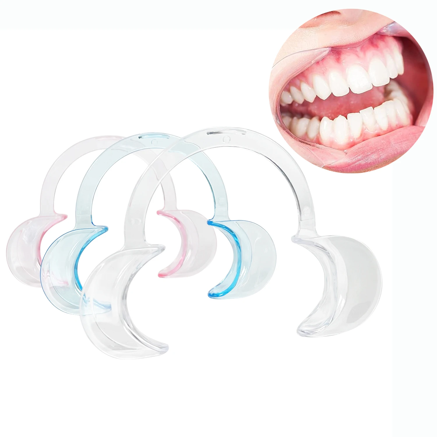 Dental Mouth Opener Retratores Dental C Shape Dental Oral Cheek Retractors Mouth Retractor Teeth Whitening Mouth Opener