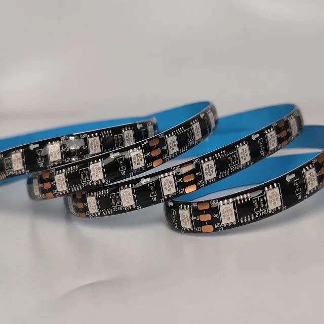 WS2811 DC12V Full Color Super Bright Illusion Flashing Horse Chasing Gradient Waterproof Car Ambient Lights